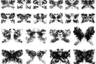 40 Rorschach Ink Shapes 2: A Comprehensive Guide to Using High-Quality PNG Textures