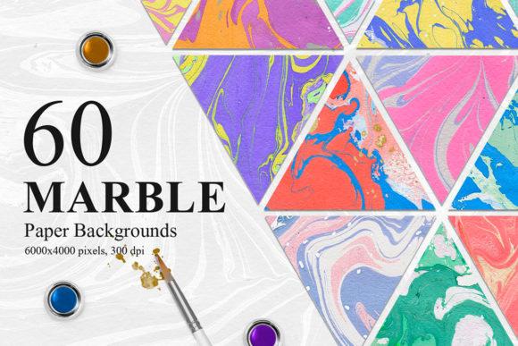 60 Marble Paper Backgrounds: A Versatile Resource for Designers and Creatives