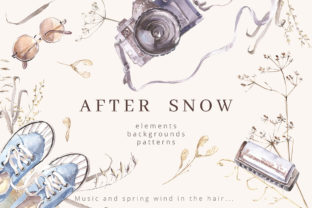 After Snow. Watercolor Collection. – A Creative Resource for Modern Designers