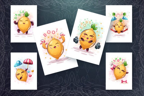 Discover the Magic of the Cute Lemon Set: A Versatile Design Tool for Every Creator