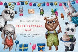 Happy Birthday, Kid - Watercolor Set: A Creative Resource for All Ages