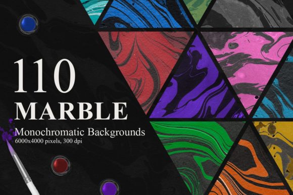 Marble Ink Monochromatic Backgrounds: A Modern Design Essential