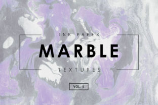 Marble Ink Textures 5: A Unique Collection of Abstract Design Elements