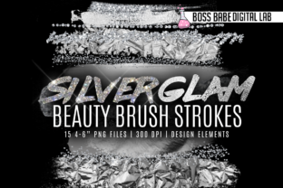 Silver Glam Beauty Brush Strokes: A Game-Changer for Digital Creativity