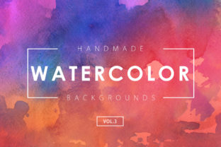 Watercolor Backgrounds 3: A Creative Resource for Modern Designers
