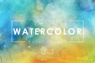 Watercolor Backgrounds 4: A Versatile Resource for Creative Projects