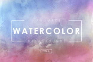 Watercolor Backgrounds 5: A Creative Resource for Designers and Creators
