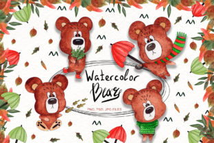 Watercolor Bears Collection: A Versatile Resource for Creative Projects